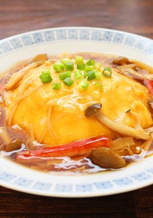 お家で簡単!きのこたっぷり天津飯-レシピのメイン写真