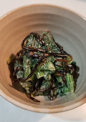 フジッコごま昆布で小松菜の箸休め-レシピのメイン写真
