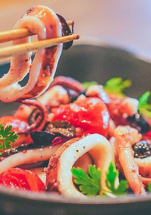 61℃ いかとトマトの白ワイン蒸し-レシピのメイン写真
