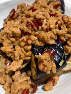 茄子の肉味噌あん-レシピのメイン写真