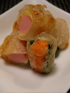 魚肉ソーセージとチーズの揚げ春巻き★-レシピのメイン写真