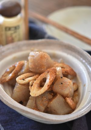 こんにゃくの甘辛味噌炒め【作り置き】-レシピのメイン写真