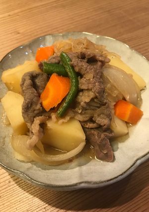 我が家の時短肉じゃが-レシピのメイン写真