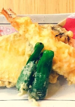 少ない油でもちゃんと天ぷら-レシピのメイン写真