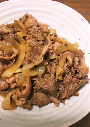 超簡単！カルビ肉の中華風炒め♪-レシピのメイン写真