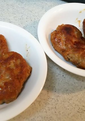 バター醤油ソースの照り焼きハンバーグ！-レシピのメイン写真