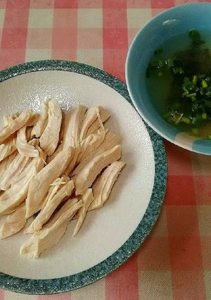 鶏むね肉の酒蒸し-レシピのメイン写真