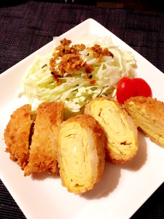 卵だけ!厚焼きたまごのサクサクフライ♡-レシピのメイン写真