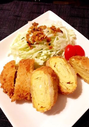 卵だけ！厚焼きたまごのサクサクフライ♡-レシピのメイン写真