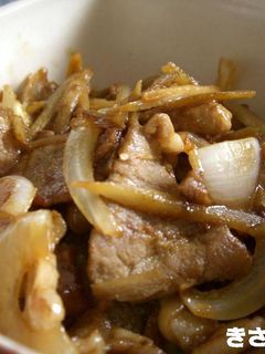 豚の味噌しょうが焼き丼-レシピのメイン写真