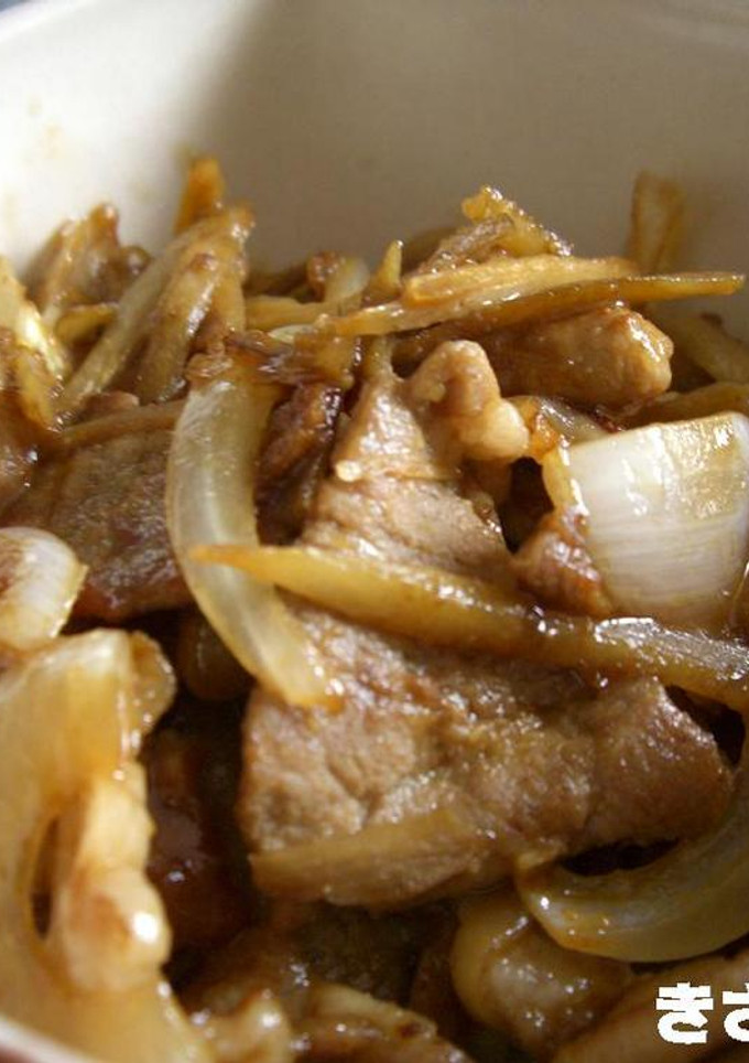 豚の味噌しょうが焼き丼-レシピのメイン写真