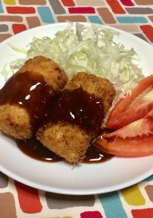 超簡単☆なんちゃってかにクリームコロッケ-レシピのメイン写真