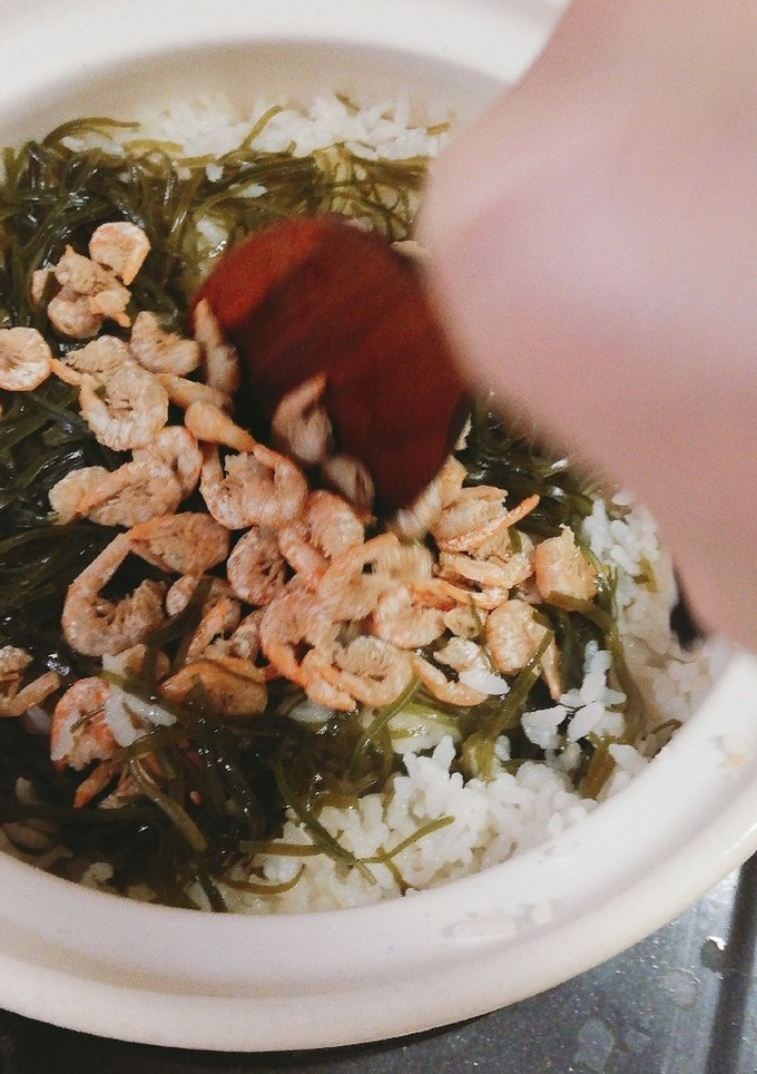 桜えびと昆布の炊き込みご飯　#ダシの旨み-レシピのメイン写真