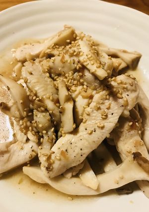 鶏むね肉のはちみつ＆はちみつ梅ソース炒め-レシピのメイン写真