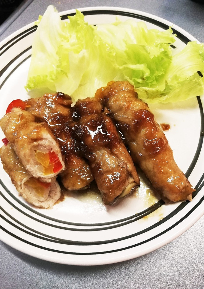 パプリカと舞茸の肉巻き☆生姜焼き-レシピのメイン写真