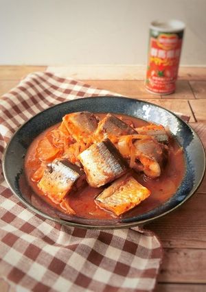 煮込み10分★さんまのトマト煮-レシピのメイン写真