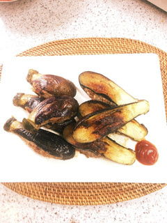 バラけない茄子のはさみ焼き-レシピのメイン写真