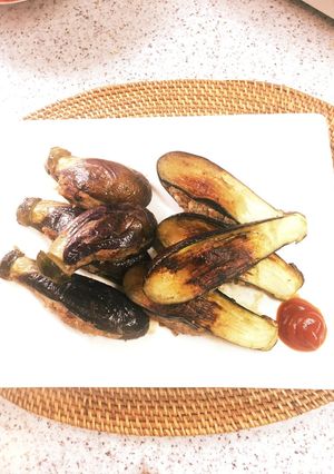 バラけない茄子のはさみ焼き-レシピのメイン写真