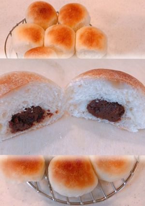 HBと手作りチョコフラワーで、チョコパン-レシピのメイン写真