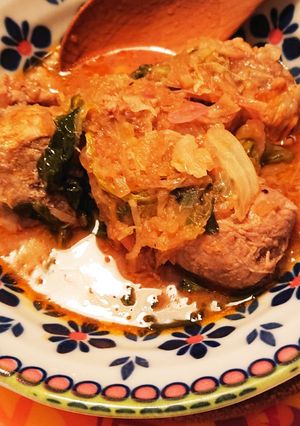 トマドレ肉団子巻き煮-レシピのメイン写真