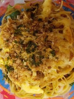 焼きそばでグラタン-レシピのメイン写真