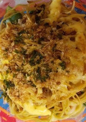 焼きそばでグラタン-レシピのメイン写真