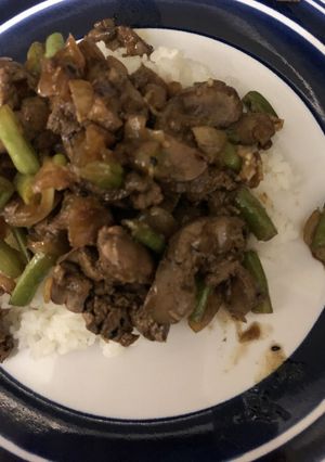 鶏レバー丼ぶり-レシピのメイン写真