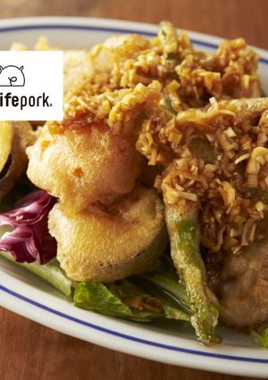 旬の野菜と豚肩ロースのフリット-レシピのメイン写真