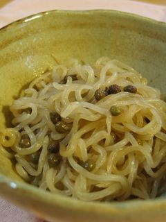 山椒の佃煮で糸こんにゃくの炒め煮♪-レシピのメイン写真