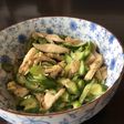 きゅうりとサラダチキンで簡単おかず