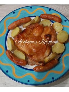 簡単ココットPでローストチキンエトセトラ-レシピのメイン写真