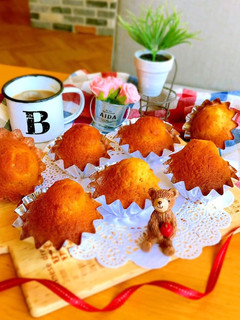 ワンホール♡クイックマドレーヌ-レシピのメイン写真