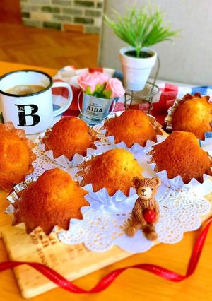 ワンホール♡クイックマドレーヌ-レシピのメイン写真