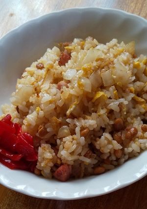 お手軽！納豆チャーハン-レシピのメイン写真