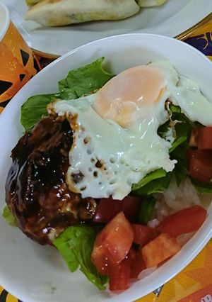 ロコモコ丼-レシピのメイン写真