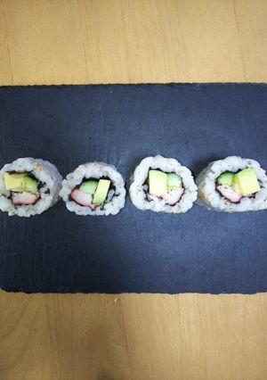 100%押し麦の大麦カリフォルニアロール-レシピのメイン写真