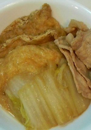 白菜と油揚げのお手軽♪煮浸し-レシピのメイン写真