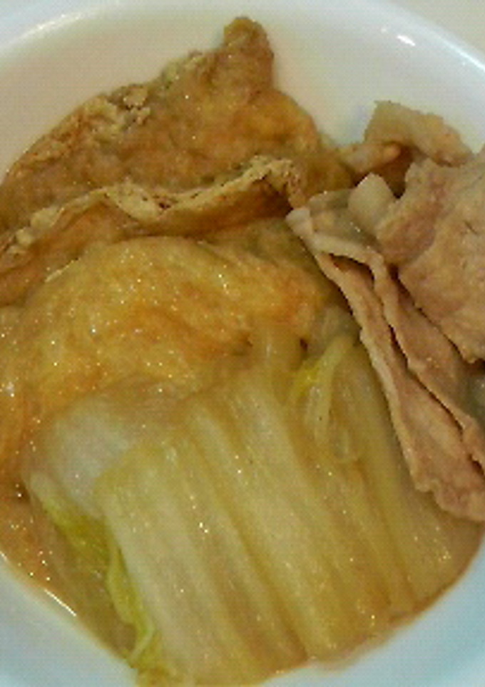 白菜と油揚げのお手軽♪煮浸し-レシピのメイン写真