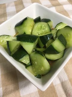 ナムル味♫キューリの漬物!-レシピのメイン写真