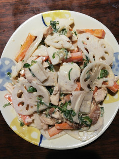 蓮根の鶏マヨ和え★☆蓮根を主役に★☆-レシピのメイン写真