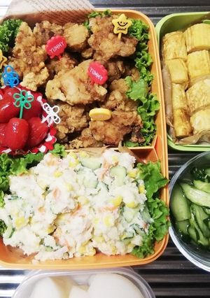 運動会お弁当　2019 9/28-レシピのメイン写真