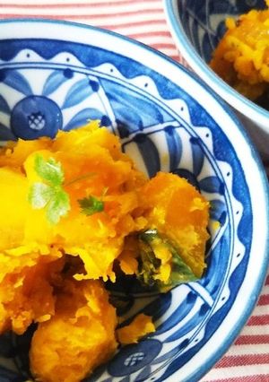 ⅲカボチャのココナッツミルク煮-レシピのメイン写真