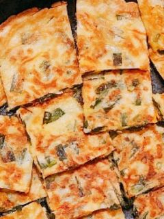 ☆ニラのチーズちぢみ☆-レシピのメイン写真