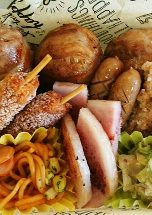 中学生男子 体育祭 肉巻きおにぎり弁当-レシピのメイン写真