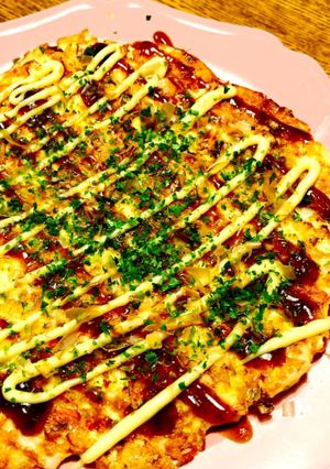 糖質オフ★豆腐と卵のお好み焼き風-レシピのメイン写真