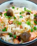 簡単！鮭としめじの炊き込みごはん