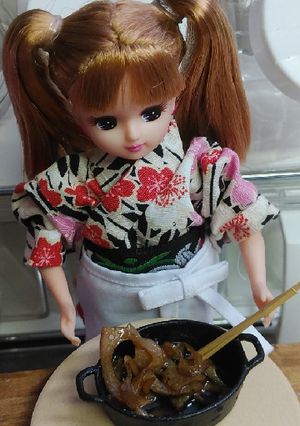 リカちゃん♡れんこんの甘辛煮ꕤ*.-レシピのメイン写真