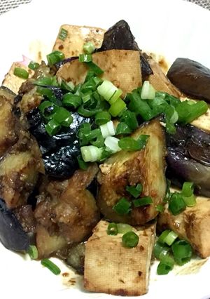 ナスと豆腐の甘味噌炒め-レシピのメイン写真