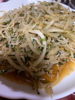 しらすともやし豆苗の麺つゆ炒め-レシピのメイン写真
