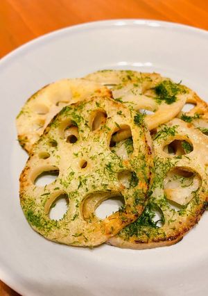 蓮根のり塩焼き-レシピのメイン写真